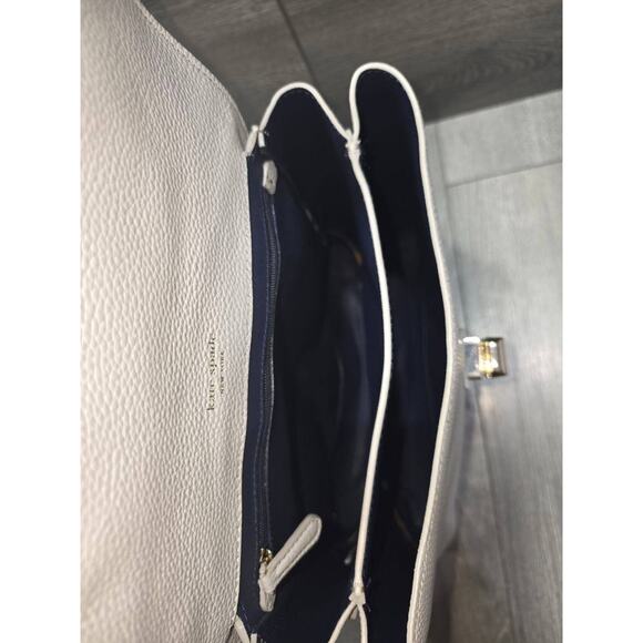 Kate Spade Medium Essential Backpack Leather Purse NWOT Gray B000444 main image 6